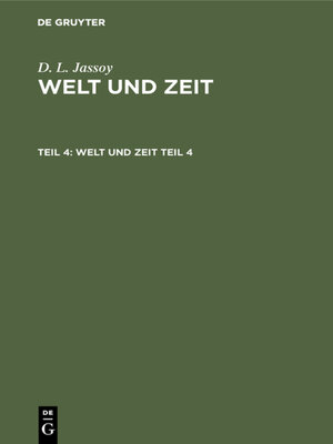 cover image of D. L. Jassoy